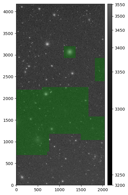 Injected post-ISR CCD (``injected_postISRCCD``) for HSC exposure 1228, detector 51, visualized using `lsst.afw.display`.