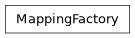 Inheritance diagram of lsst.daf.butler.mapping_factory.MappingFactory